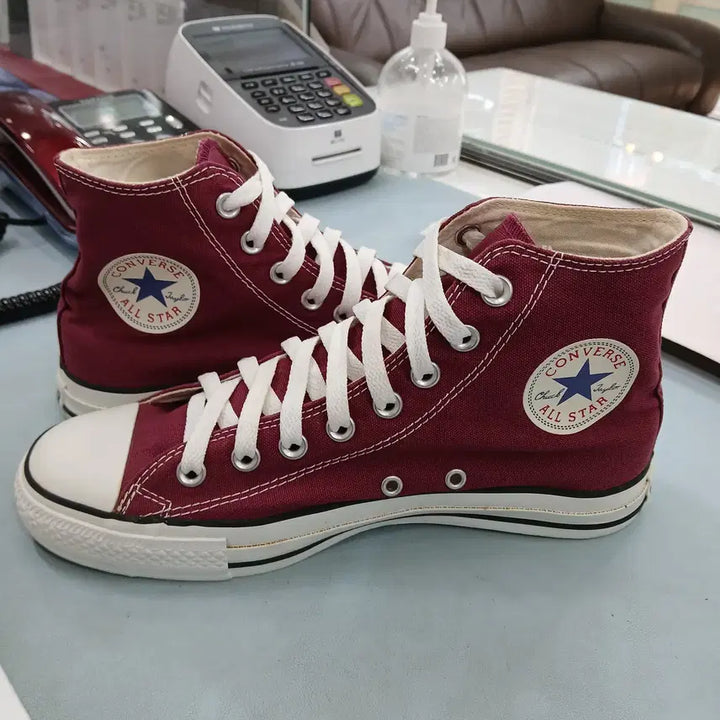 [SOLD OUT] 5000원 할인 중 컨버스 하이탑 진한 레드 올스타 남자 260~265