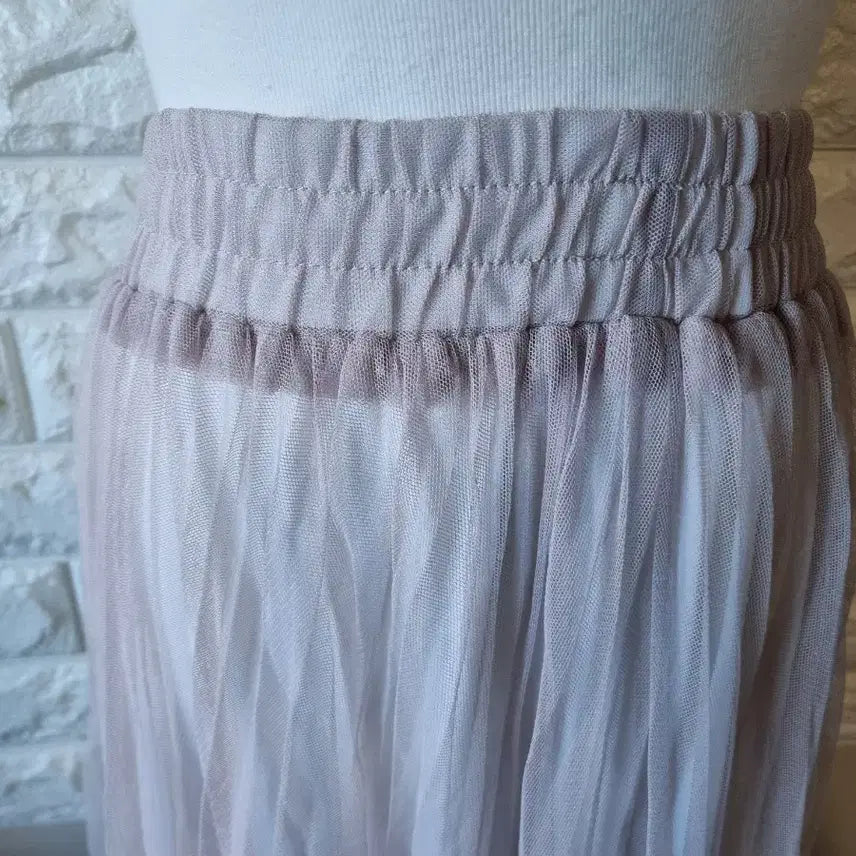 [BUNJANG] Chiffon Long Skirt / 쉬폰 롱 스커트(새상품)
