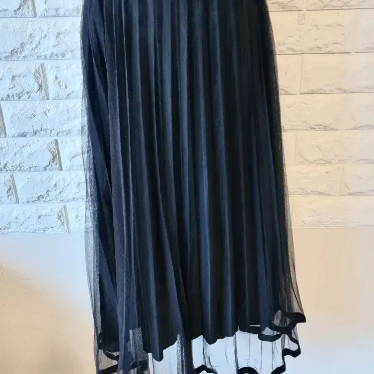 [BUNJANG] Black Tulle Long Skirt / 블랙 튤 스커트 롱 스커트(새상품)