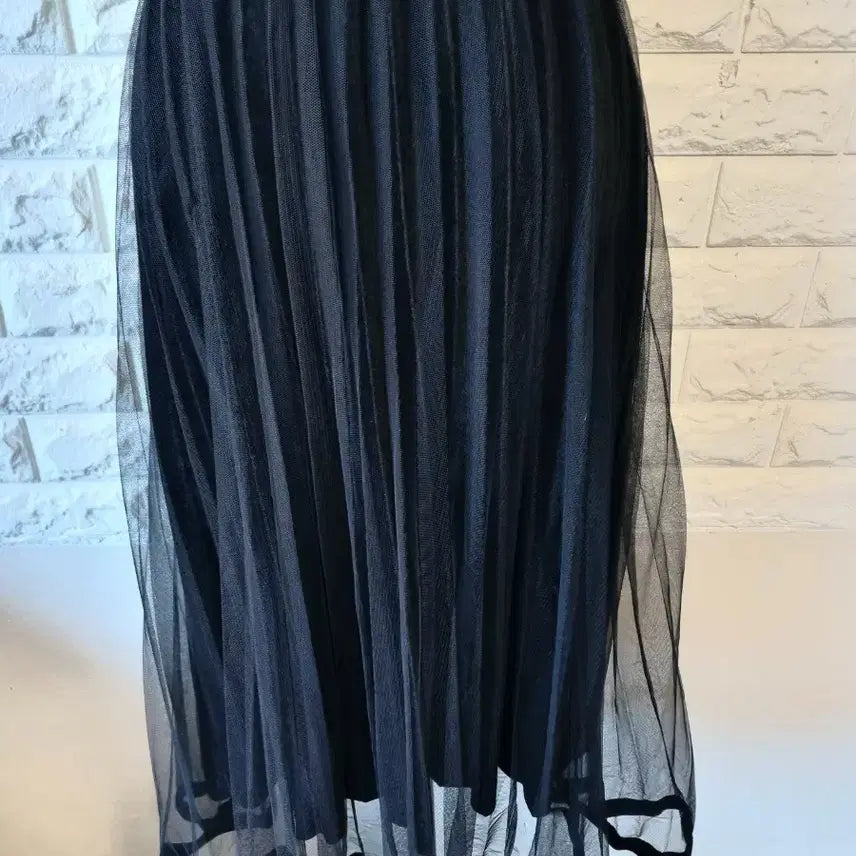 [BUNJANG] Black Tulle Long Skirt / 블랙 튤 스커트 롱 스커트(새상품)