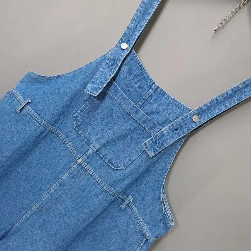 [BUNJANG] Denim Overalls Jumpsuit Jeans / 데님 오버롤 점프슈트 청바지