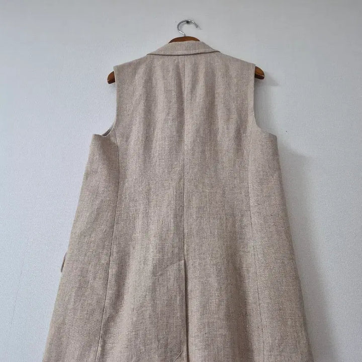 [BUNJANG] Michael Kors Beige Linen Vest / [마이클코어스] 베이지색 린넨조끼 베스트