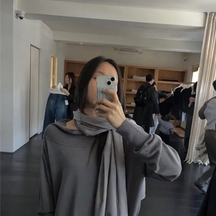 [BUNJANG] Isar Knit in Charcoal(MOONDAL) 문달니트 / Isar Knit in Charcoal(MOONDAL) 문달니트