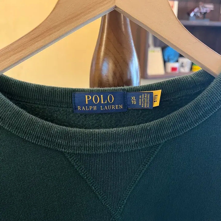 [BUNJANG] Polo Ralph Lauren Green Sweatshirt / 폴로 랄프로렌 그린 맨투맨