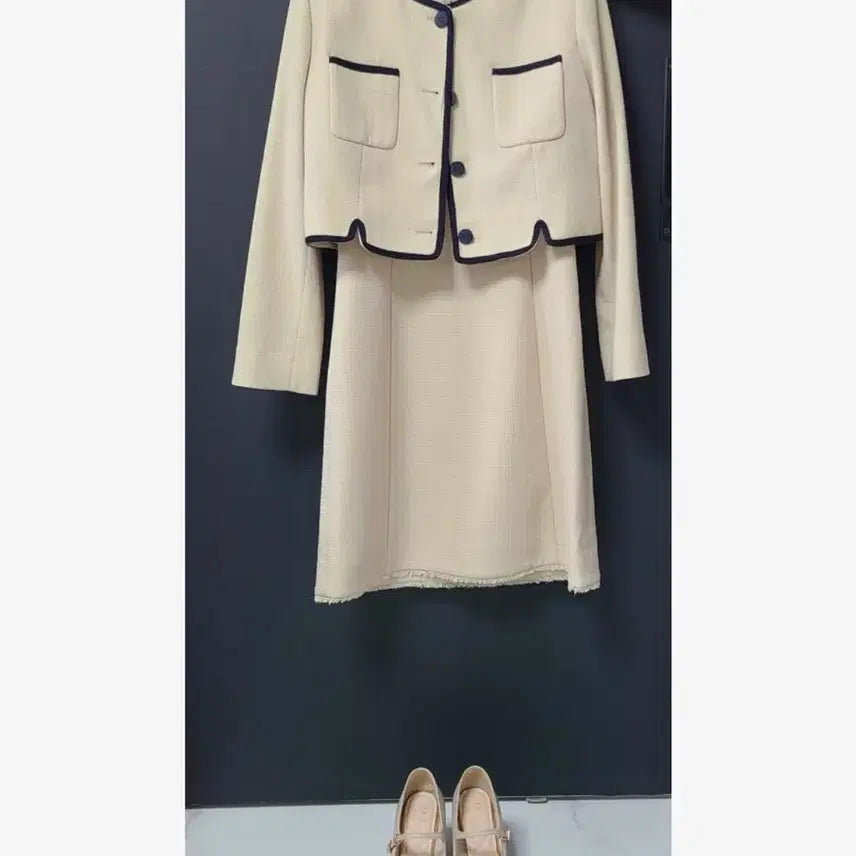 [SOLD OUT] it Michaa 잇미샤 트위드 투피스_55사이즈