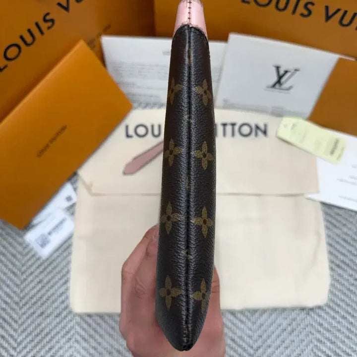 [BUNJANG] Louis Vuitton Monogram Daily Pouch Pink / [A급/풀구성] 루이비통 모노그램 데일리 핑크 클러치