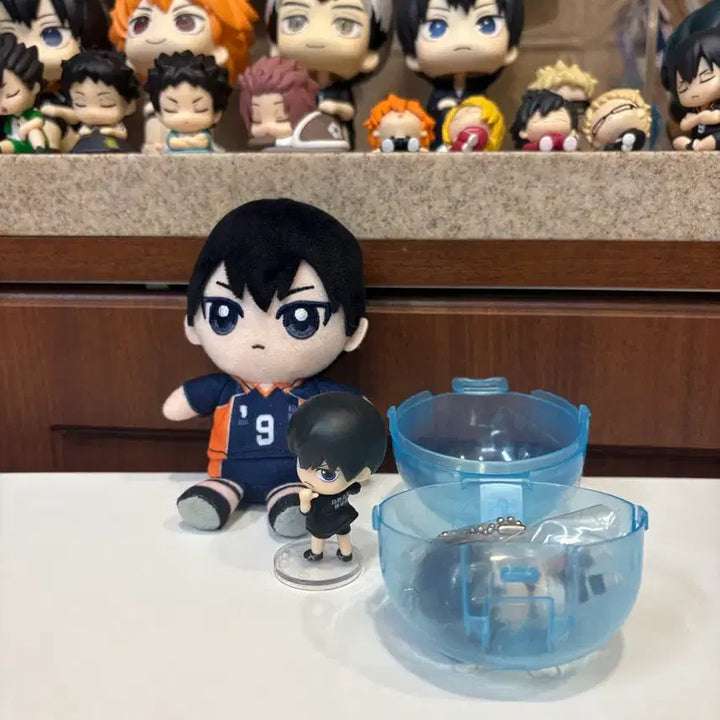 [BUNJANG] Haikyuu Kageyama Plush Doll Bundle Set / 하이큐 카게야마 누이 인형 가챠일괄