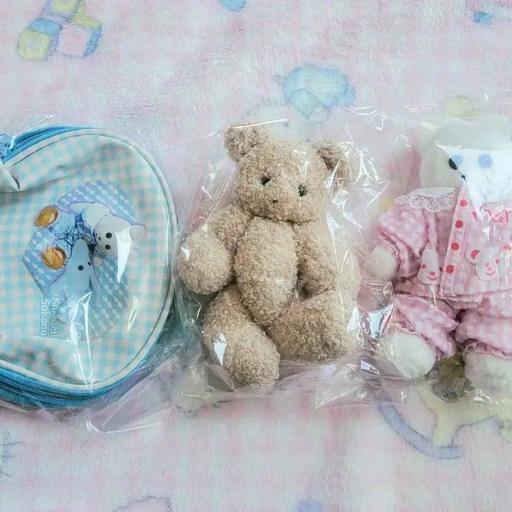 [BUNJANG] Kumakichi Japanese Artist Doll Pouch Set / 쿠마키치 일본작가 인형 파우치