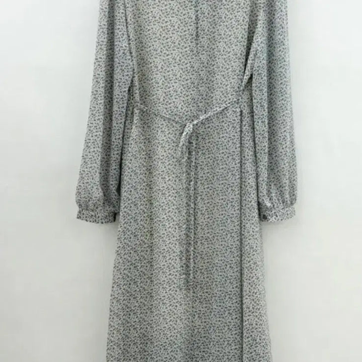 [BUNJANG] Floral Pattern Chiffon Long Dress (New) / 플라워 패턴 쉬폰 롱 원피스 (새상품)