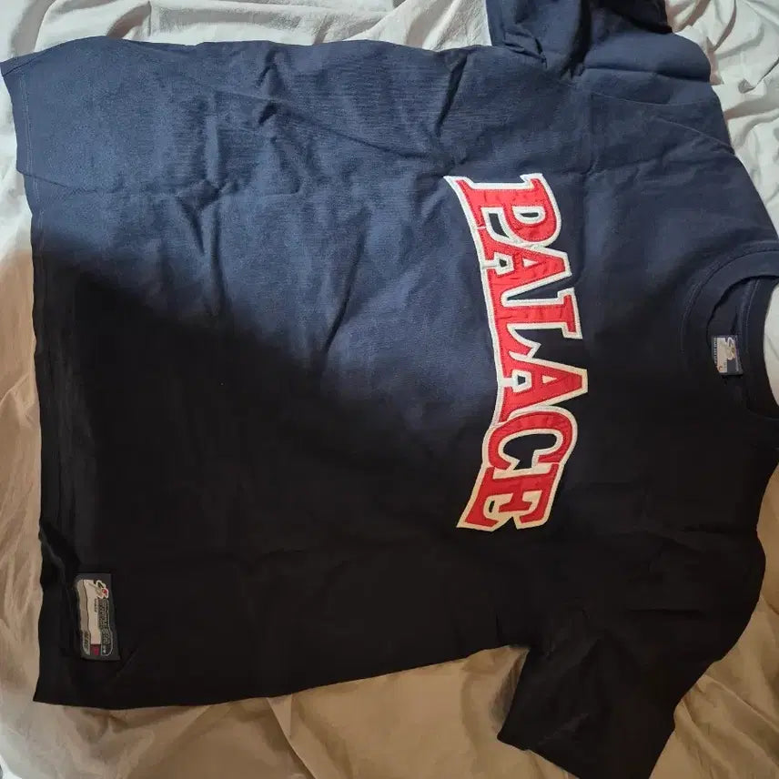 [BUNJANG] Palace Navy Short Sleeve T-shirt / 팔라스 PALACE 네이비 반팔 티셔츠
