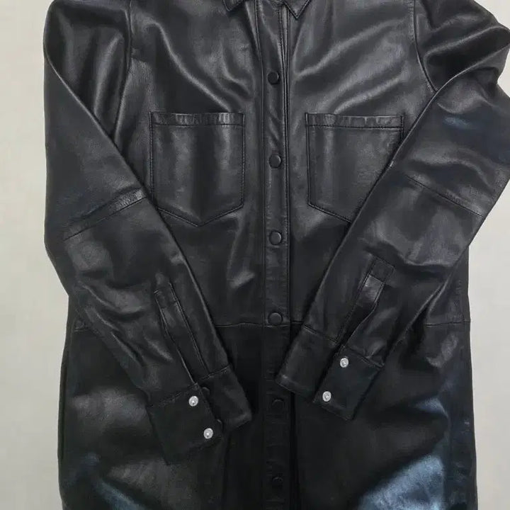 [BUNJANG] Zara Lambskin Shirt Dress / 자라 램스킨 셔츠형 원피스