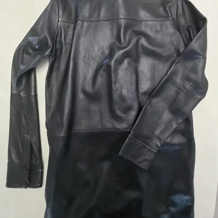 [BUNJANG] Zara Lambskin Shirt Dress / 자라 램스킨 셔츠형 원피스