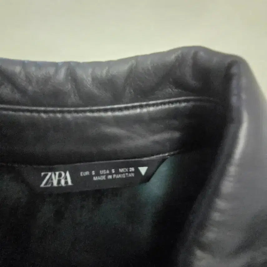 [BUNJANG] Zara Lambskin Shirt Dress / 자라 램스킨 셔츠형 원피스