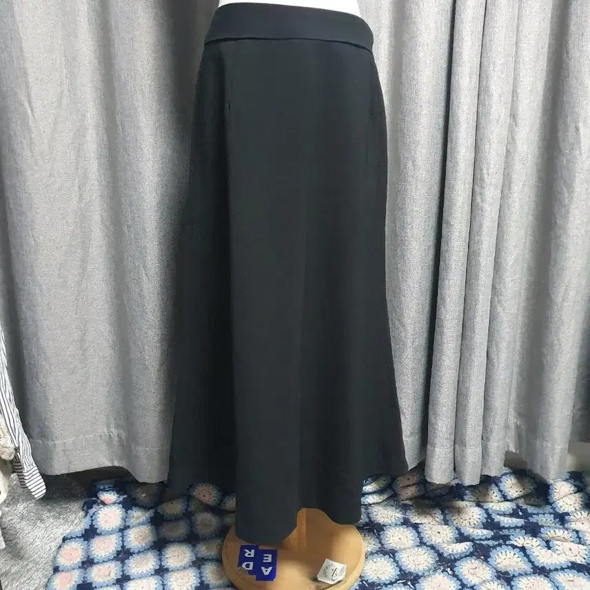 [BUNJANG] L Black Classic Long Skirt / L블랙 클래식 롱스커트