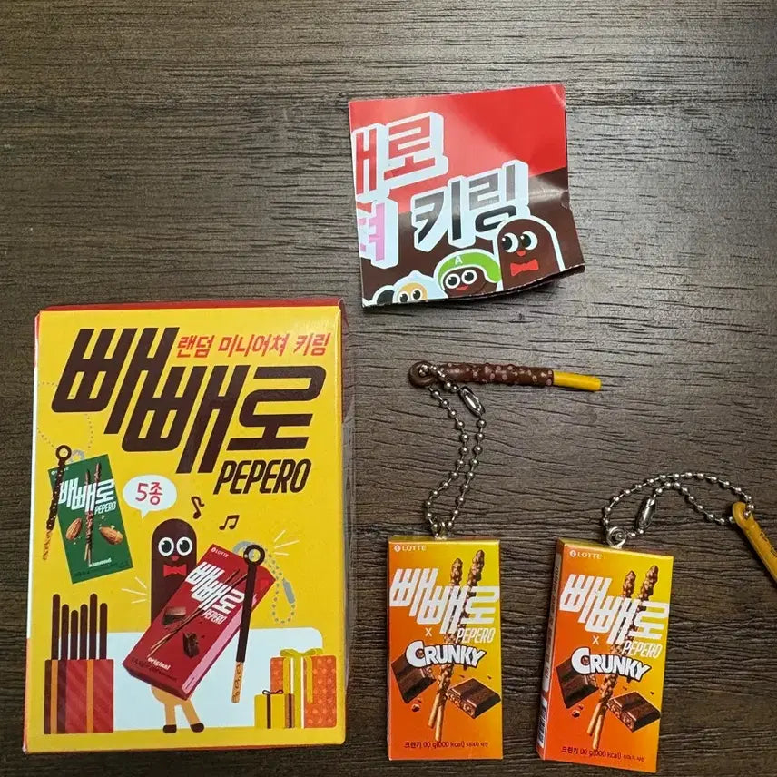 [BUNJANG] Pocky Miniature Keyring / 빼빼로 미니어처 키링