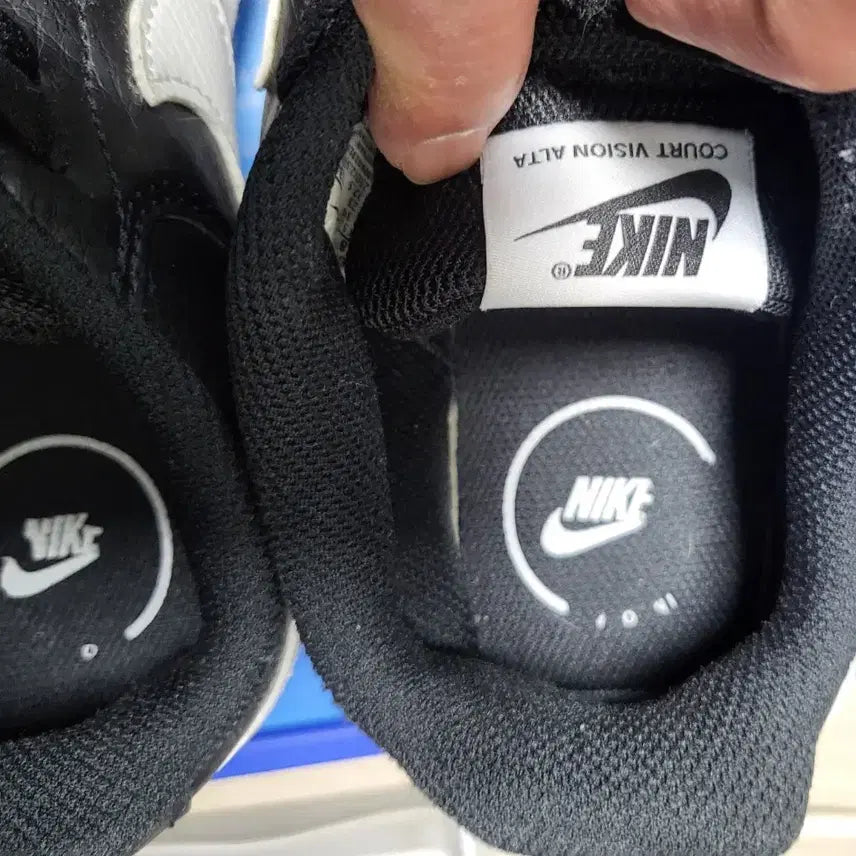 [BUNJANG] Nike Court Vision Alta Black Sneakers / 나이키 코트 비전 알타 블랙 250 상태매우좋음