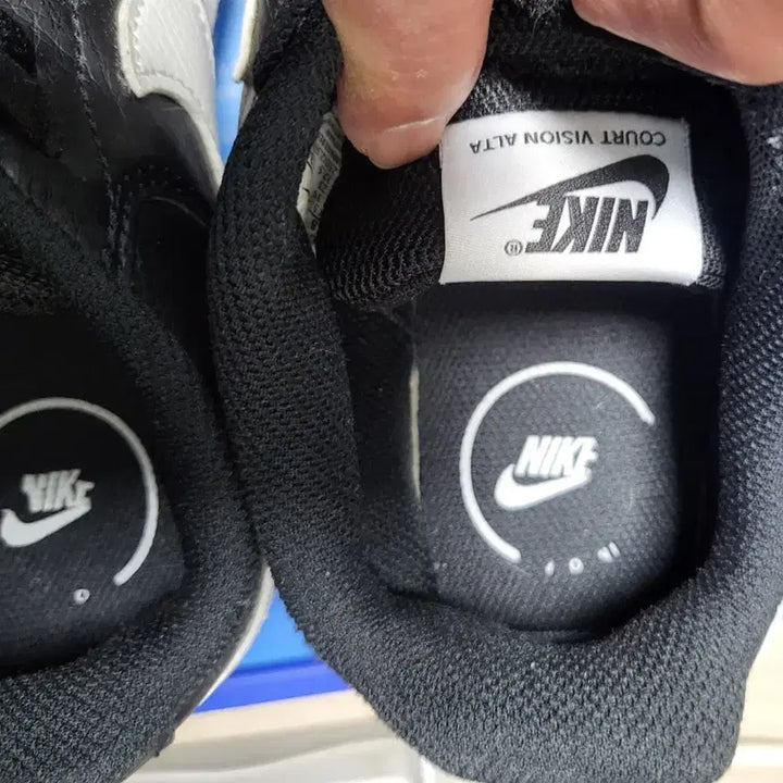 [BUNJANG] Nike Court Vision Alta Black Sneakers / 나이키 코트 비전 알타 블랙 250 상태매우좋음