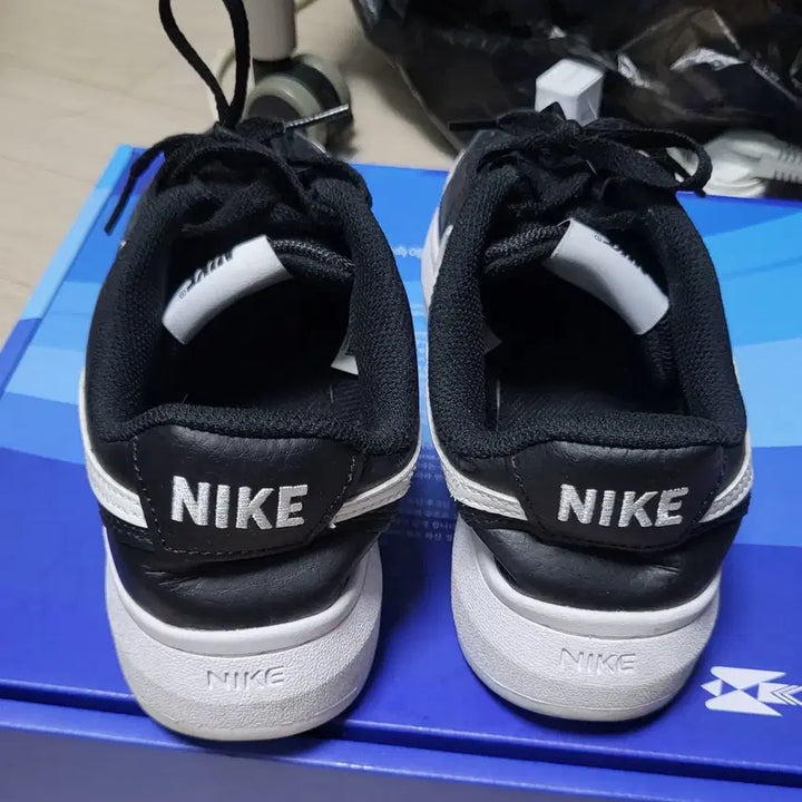 [BUNJANG] Nike Court Vision Alta Black Sneakers / 나이키 코트 비전 알타 블랙 250 상태매우좋음