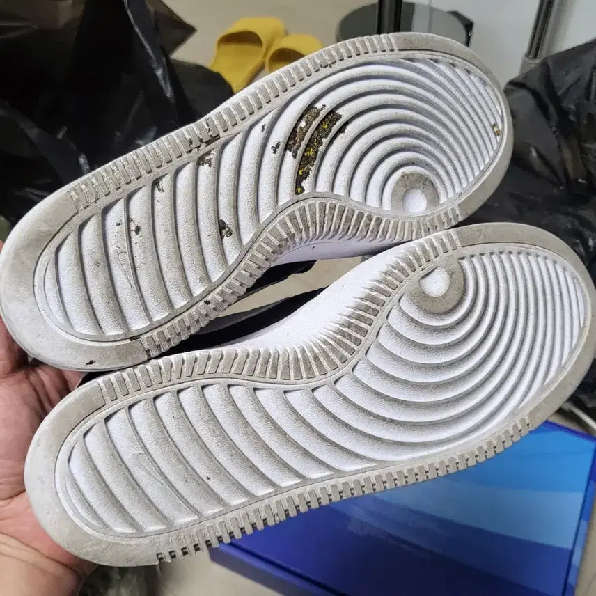 [BUNJANG] Nike Court Vision Alta Black Sneakers / 나이키 코트 비전 알타 블랙 250 상태매우좋음