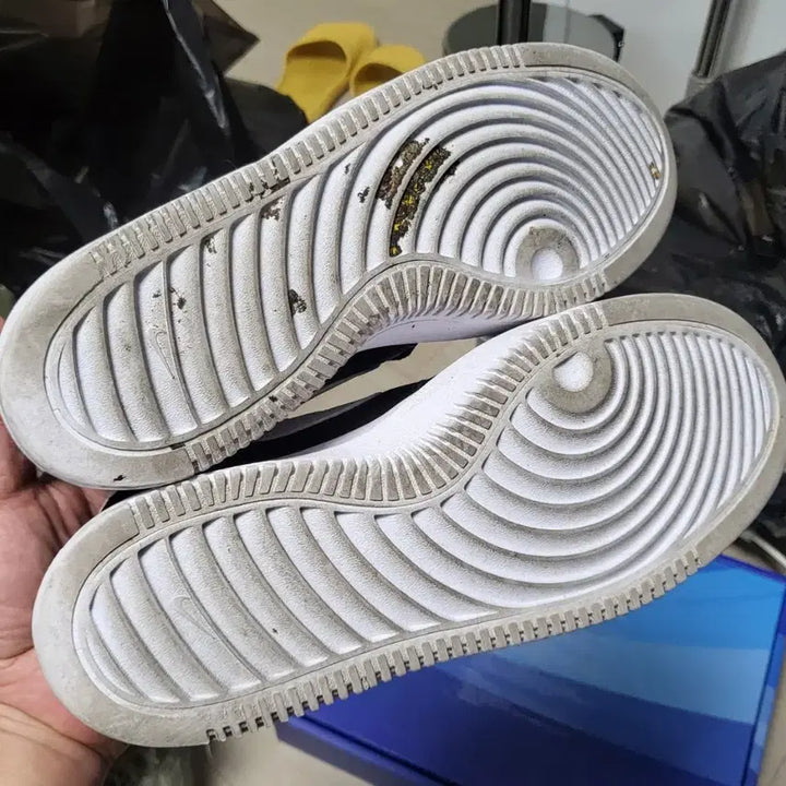 [BUNJANG] Nike Court Vision Alta Black Sneakers / 나이키 코트 비전 알타 블랙 250 상태매우좋음