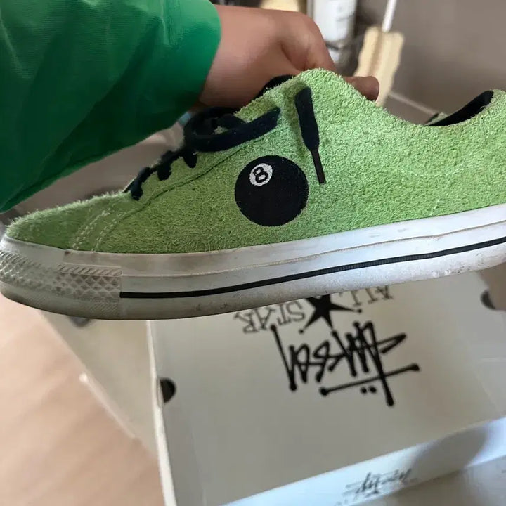 [BUNJANG] Converse One Star Pro Ox Green Flash Sneakers / 컨버스 원스타 Pro Ox 그린 플래쉬 280