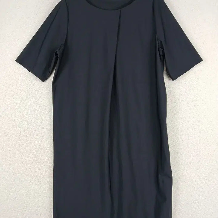 [BUNJANG] Marie Claire Black Short-Sleeve Midi Dress (Size 66) / 마리끌레르 여성 블랙 반팔 원피스(66)