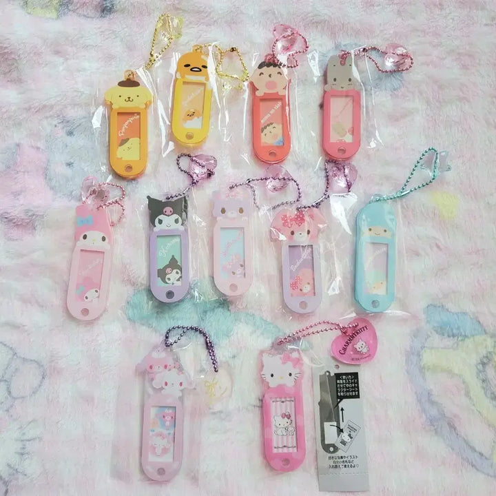 [BUNJANG] Sanrio Character Name Tag Keyring Bundle Set / 산리오 캐릭터대상 네임택 키링 일괄