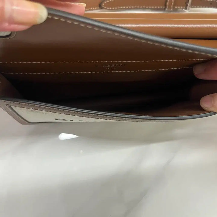 [BUNJANG] Burberry Mini Two-Tone Canvas Bag / 버버리 미니 투톤 캔버스백 [미사용급]