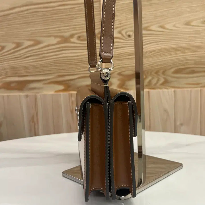 [BUNJANG] Burberry Mini Two-Tone Canvas Bag / 버버리 미니 투톤 캔버스백 [미사용급]