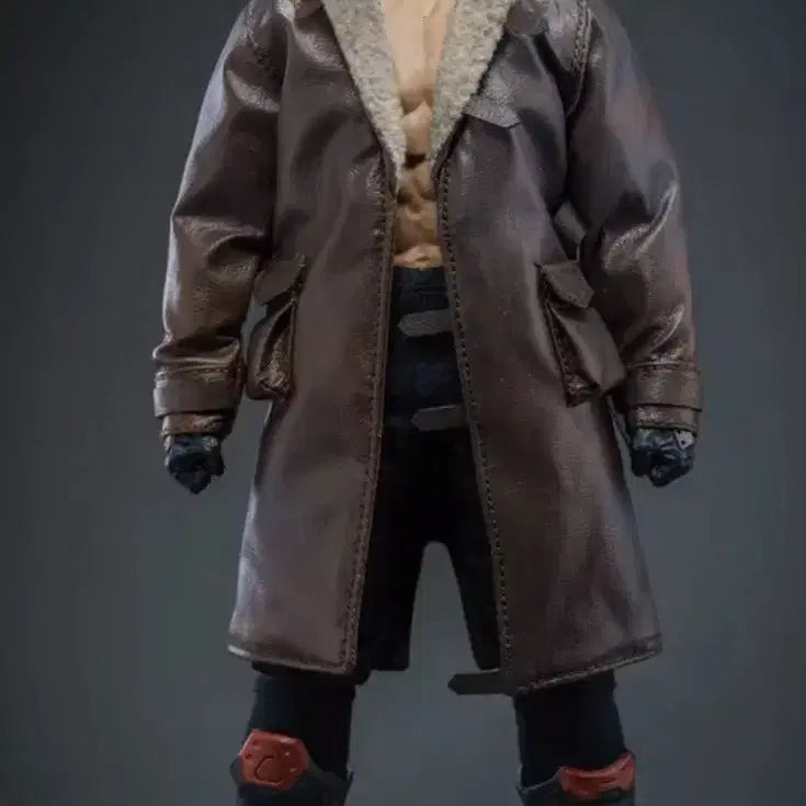 [BUNJANG] Custom Mustang Jacket for 6-inch 1/12 Scale Figures / 6인치 1/12 커스텀 의상 무스탕 자켓 판매