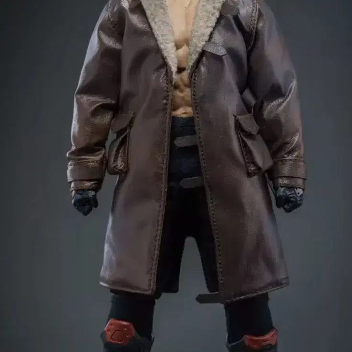[BUNJANG] Custom Mustang Jacket for 6-inch 1/12 Scale Figures / 6인치 1/12 커스텀 의상 무스탕 자켓 판매