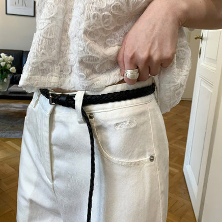 [BUNJANG] Frilly Slim Bootcut Pants M / 프릴리 슬림 부츠컷 팬츠 M