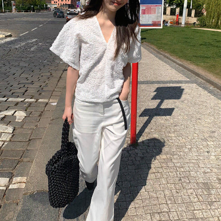 [BUNJANG] Frilly Slim Bootcut Pants M / 프릴리 슬림 부츠컷 팬츠 M