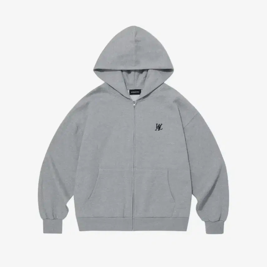 [BUNJANG] W.ANGLE Fleece Hoodie S / 새상품) 우알롱 기모 후드집업 S