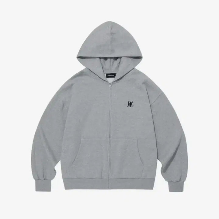 [BUNJANG] W.ANGLE Fleece Hoodie S / 새상품) 우알롱 기모 후드집업 S