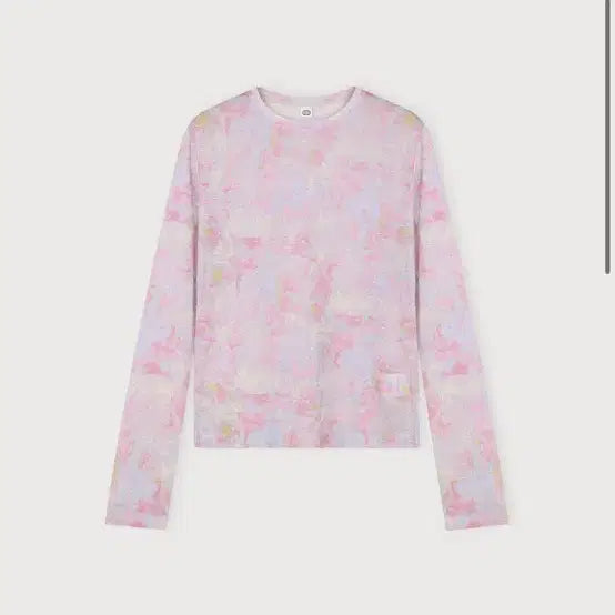 [BUNJANG] Ethos Flower Layered Top - Pink / 에토스 플라워 레이어드 탑 핑크