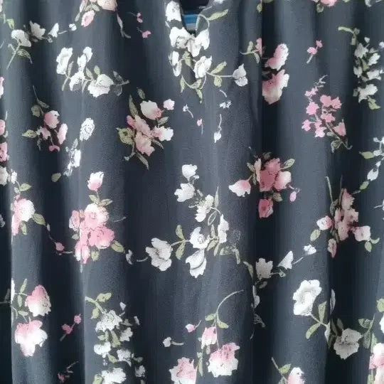 [SOLD OUT] ENC플라워 롱 원피스 검