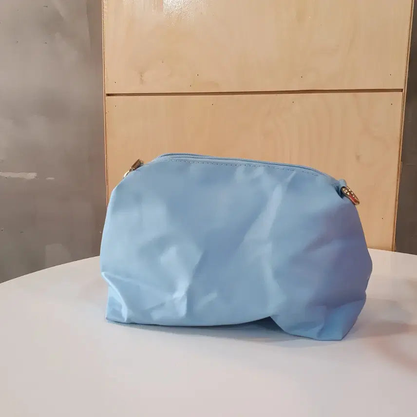 [BUNJANG] Pink Punching Tote Bag with Pouch Set / 핑크 펀칭 토트백 + 파우치 세트