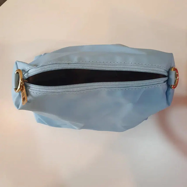 [BUNJANG] Pink Punching Tote Bag with Pouch Set / 핑크 펀칭 토트백 + 파우치 세트