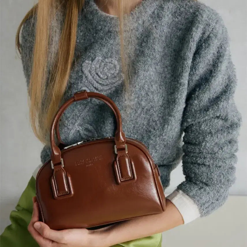 [BUNJANG] Elegance Paris Vien Crossbody Bag Brown / 엘레강스파리 비엔 크로스백 브라운