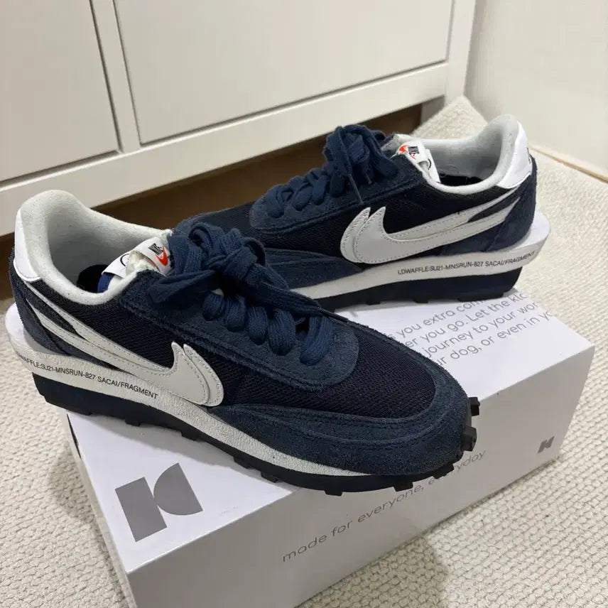 [SOLD OUT] 나이키 x 사카이 x 프라그먼트 LD와플 블랙큰드 블루(255)