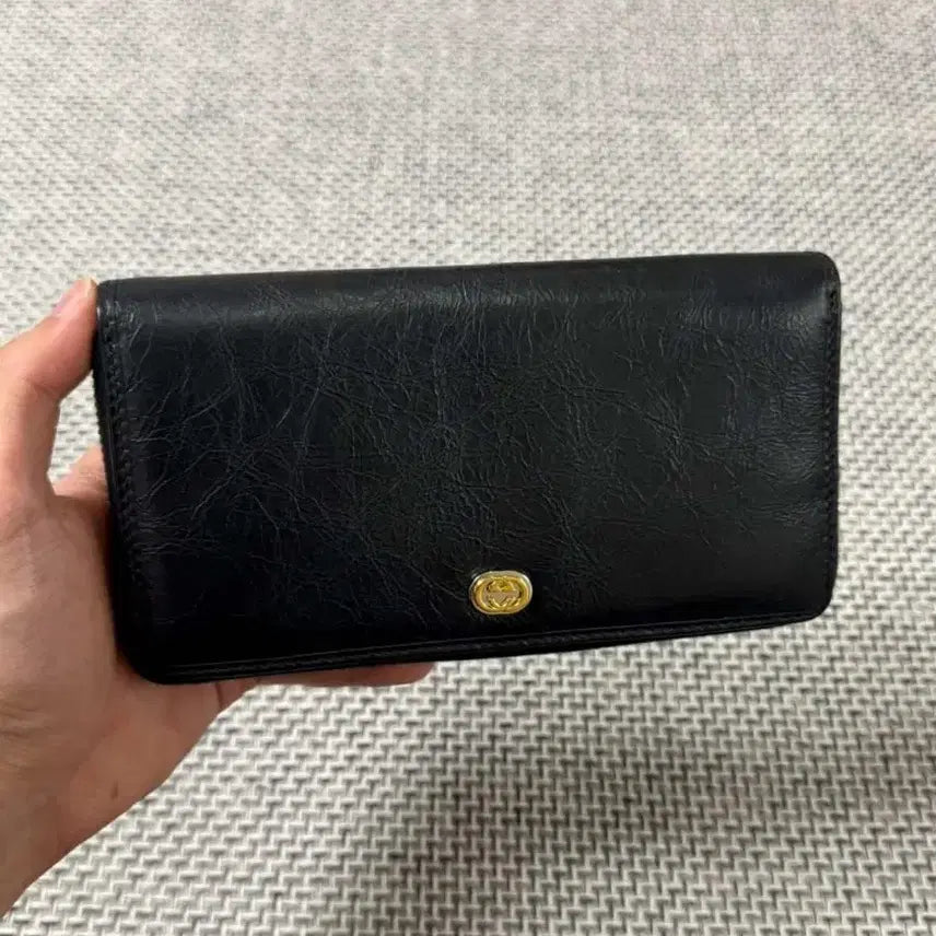 [BUNJANG] Gucci GG Interlocking Morpheus Long Wallet Black / 구찌 GG 인터로킹 모르페우스 장지갑