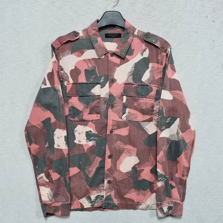 [BUNJANG] AllSaints Camo Pattern Shirt / ㅡ올세인츠 봄가을 남방 남100ㅡ0408