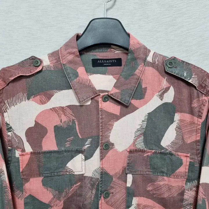 [BUNJANG] AllSaints Camo Pattern Shirt / ㅡ올세인츠 봄가을 남방 남100ㅡ0408
