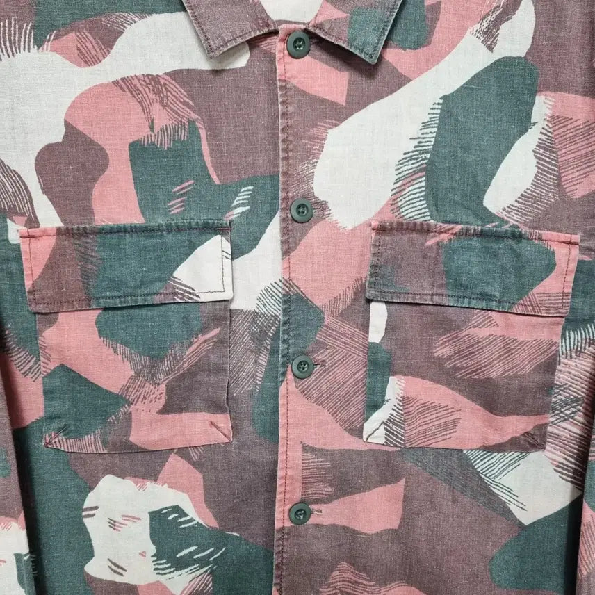 [BUNJANG] AllSaints Camo Pattern Shirt / ㅡ올세인츠 봄가을 남방 남100ㅡ0408