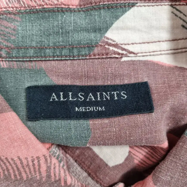 [BUNJANG] AllSaints Camo Pattern Shirt / ㅡ올세인츠 봄가을 남방 남100ㅡ0408