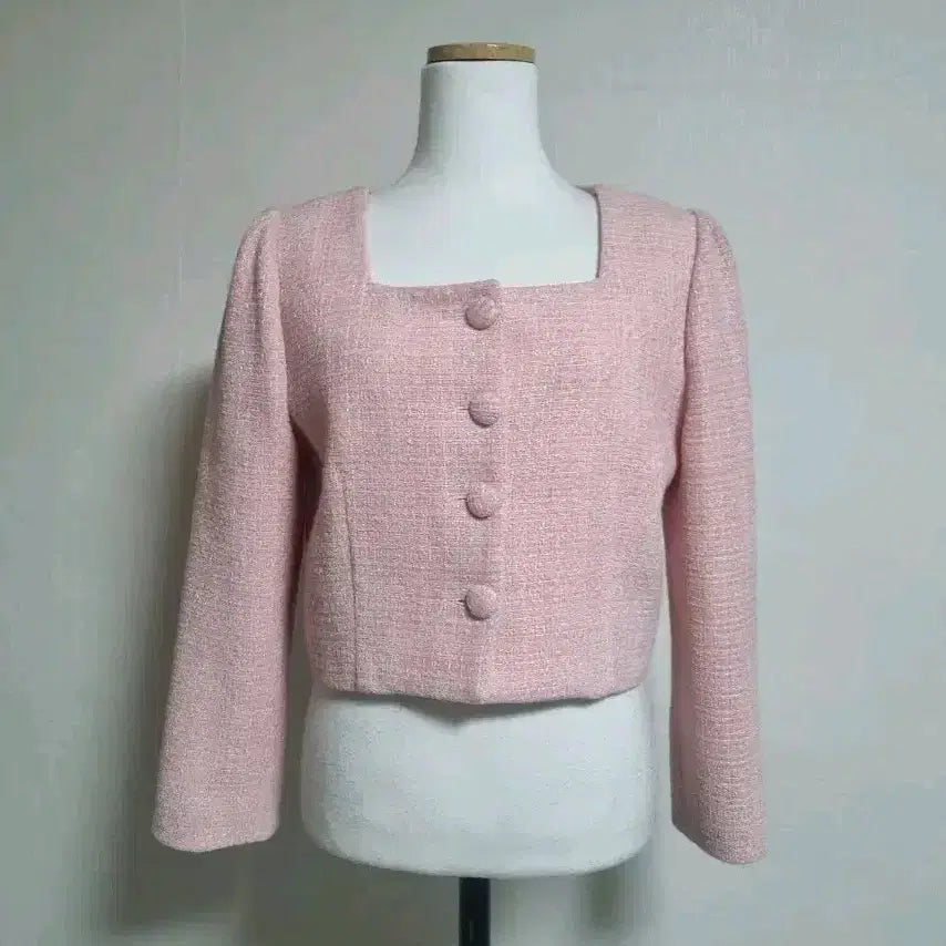 [SOLD OUT] 트위드핑크 자켓