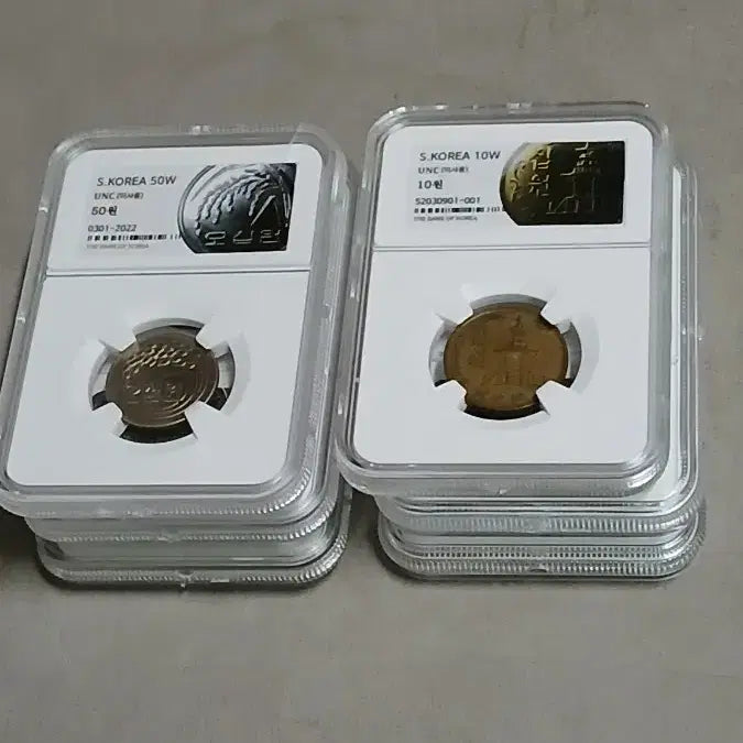 [BUNJANG] Korean Old Coins First Year Set / 옛날돈  최초발행 초년도 6종풀세트