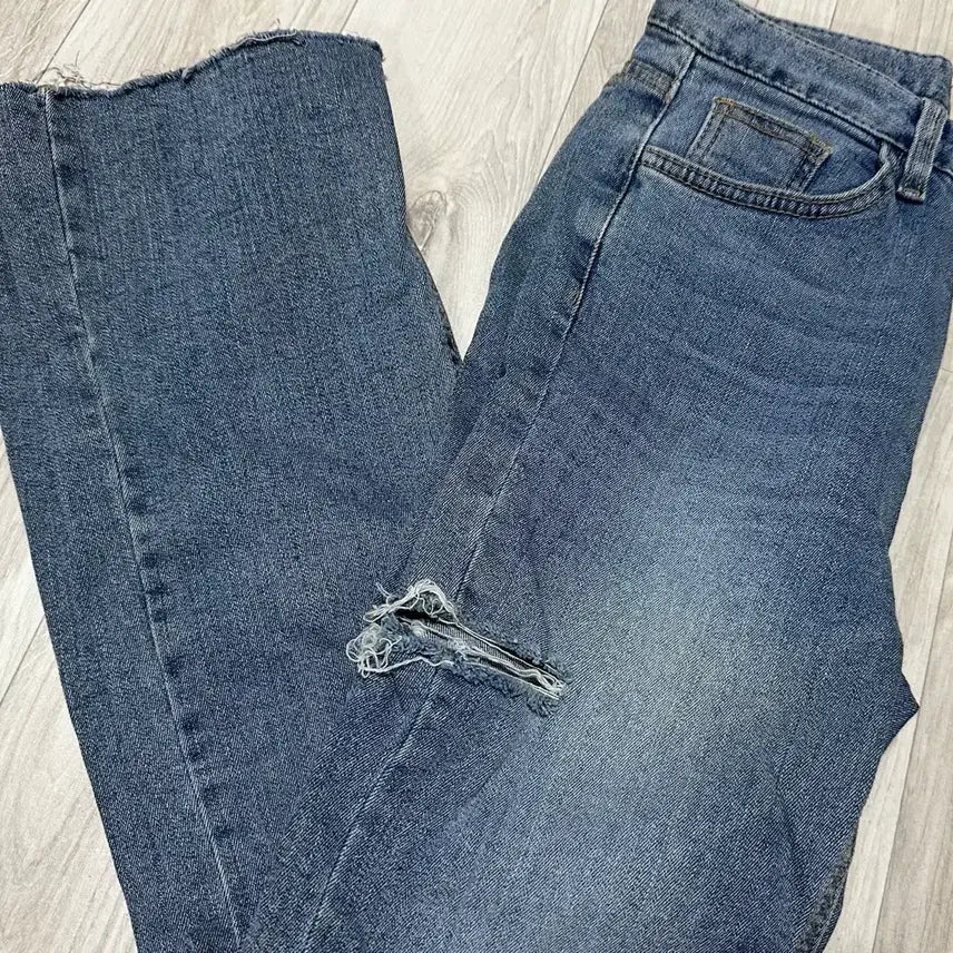[SOLD OUT] S 옆트임 부츠컷데님 청바지 허벅지트임 찢청