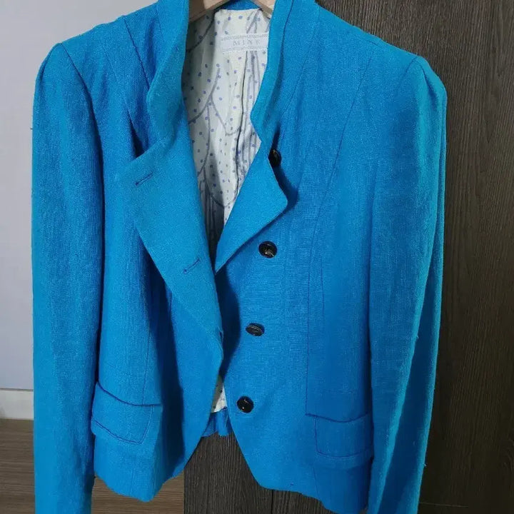 [SOLD OUT] 한섬 마인 블루 린넨 자켓 55